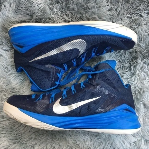 Nike HyperDunk Basketball Sneakers Blue Mens Size 15 - Picture 2 of 5